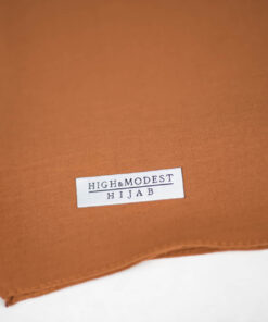 Jazz Hijab Camel – elastischer Hijab in warmem Camelton